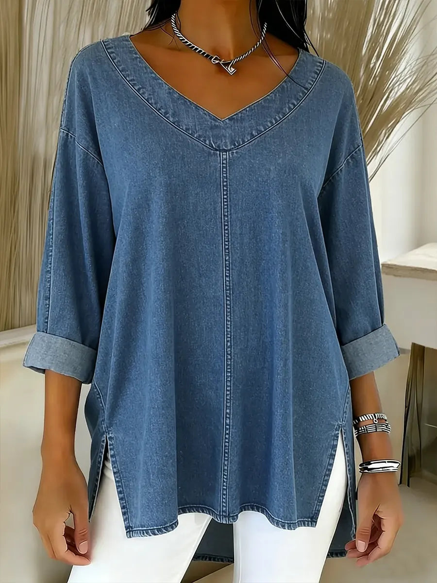 FRANCESCA™ | Denim Top