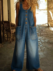 CHARIS™ | Denim Jumpsuit